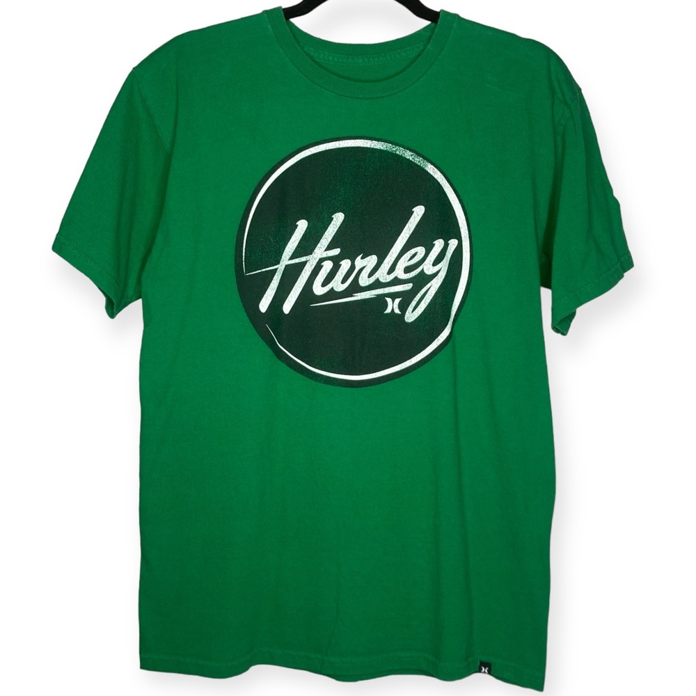Hurley M Classic Fit Logo Graphic Tee Green St. Patrick’s Day